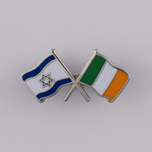 Ireland Israel Lapel Pin