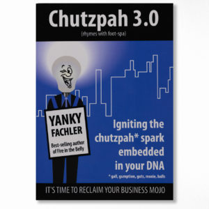Book cover – Chutzpah 3.0 – by Yanky Fachler