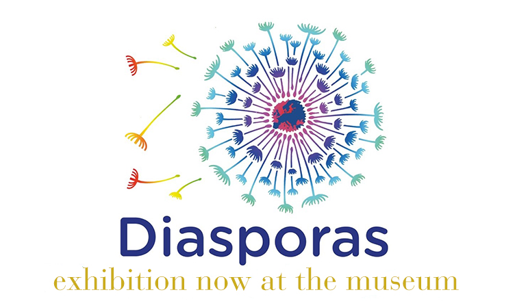 Diasporas exhibition logo