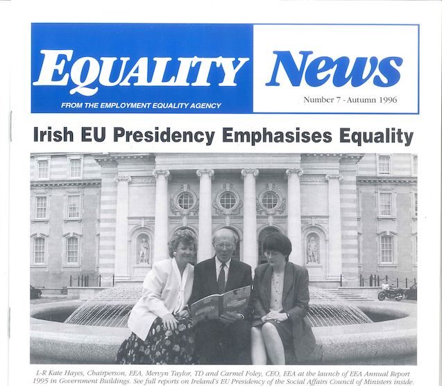 Mervyn Taylor on the cover of Equality News