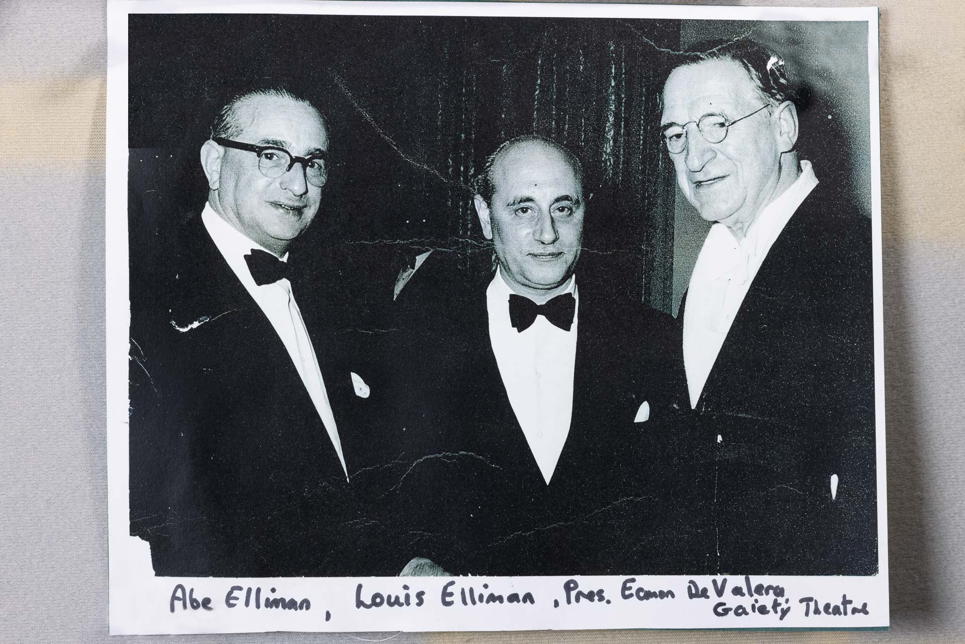 The Ellimans with De Valera