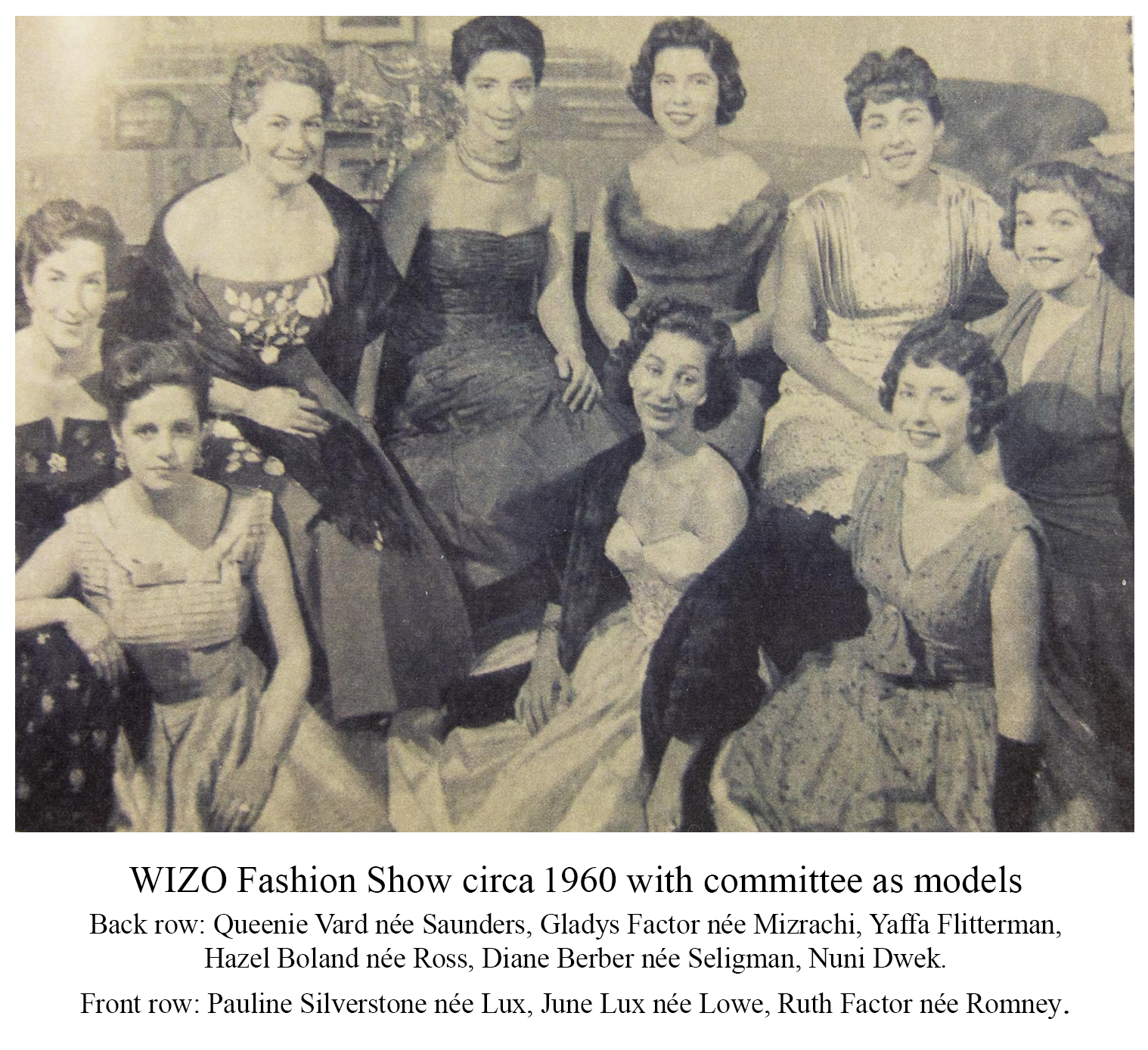 Wizo Fashion Show 1960